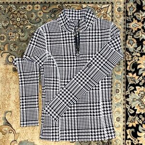 Rudsak blouse black & white extra small